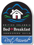 We are a proud member of the BC Innkeepers Guild.